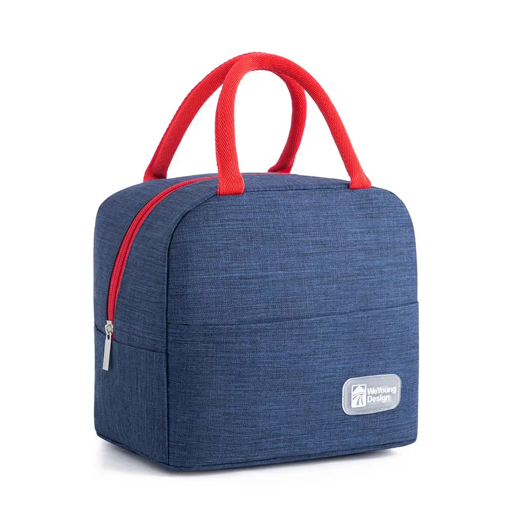 Hot outdoor picnic baskets Tote Cooler Lunch Bag Thermal Insulated Food Bags Portable Picnic Lunch Box Bag Insulated handbag