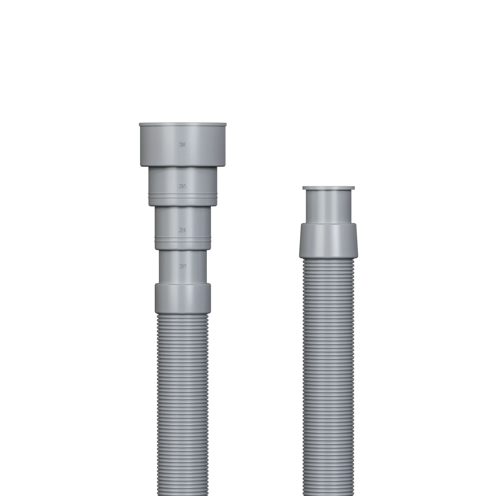 Washing Machine Drain Hose - 8 Ft Discharge Hose - Flexible Corrugated Replacement or Installation