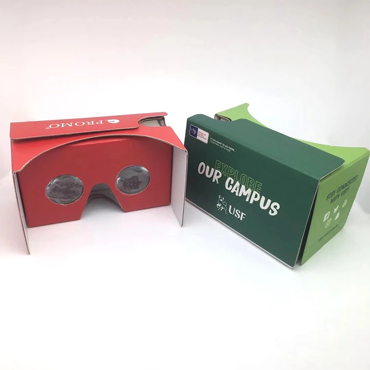  Новейшие портативные картонные 3D очки виртуальной реальности Google с упаковкой в конверт