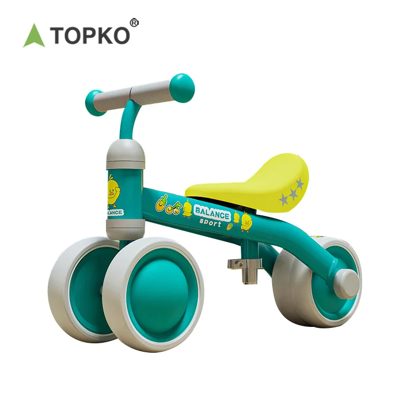 TOPKO Professional Manufacture balance bike 3 wheel baby walker Pedalless balance bike
