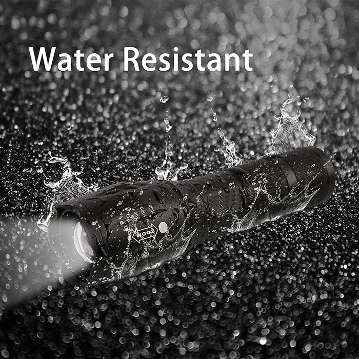 Portable Long Range Mini Rechargeable Battery Torch Led Flashlight, Led Torch Light Kit 10 50 15 Aluminum Alloy Emergency AAA