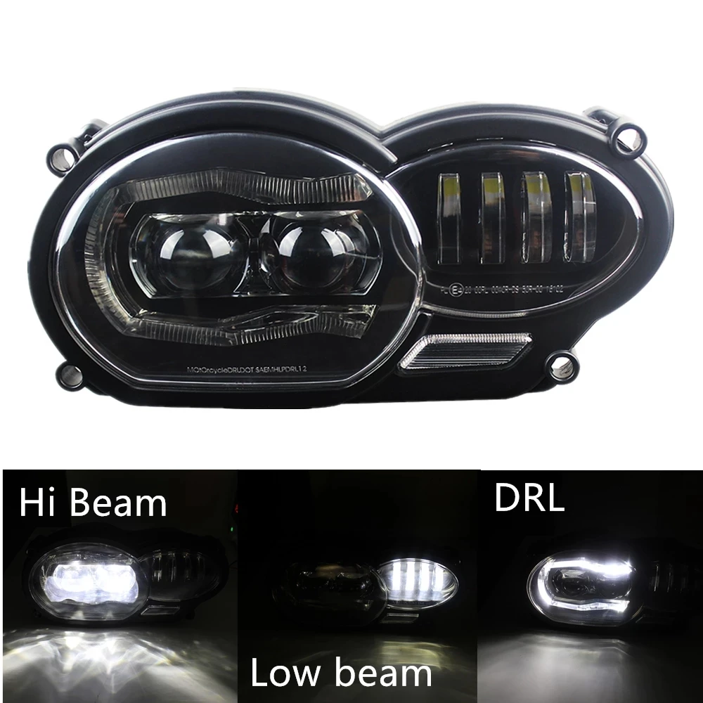 LED Front Headlight with White DRL Kit for R1200GS adv R1200GS LC 2004-2012 Motorcycle
