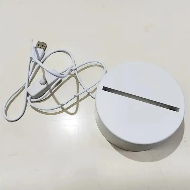 High Quality  Different Shape Acrylic Photo Panels Night Lamp for Desktop Display Sign Sublimation Blank Frame for Gifts