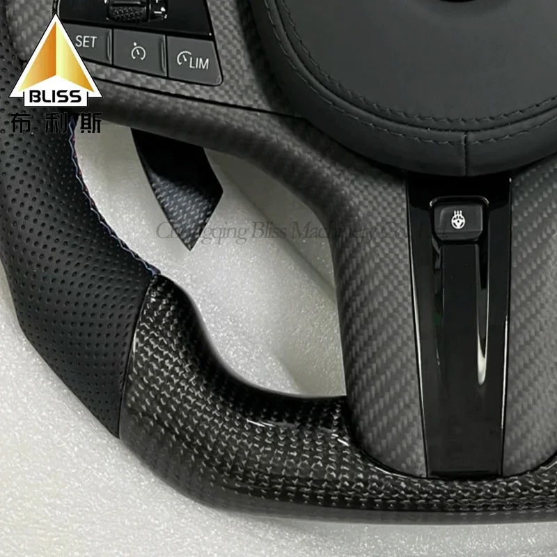Carbon Fiber Steering Wheel Cover Carbon Fiber Steering Wheel For BMW F15