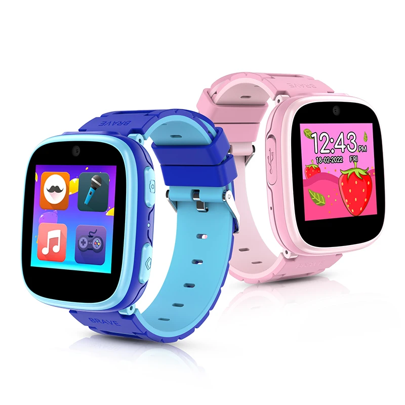 hot selling XA18 smart watch silicone strap sticker camera smart watch for kids