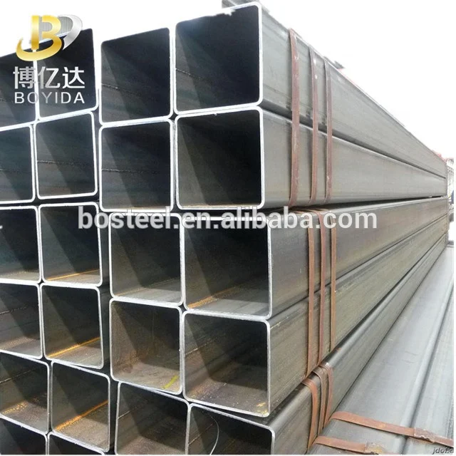 black annealed carbon steel pipe Square steel pipes hollow section