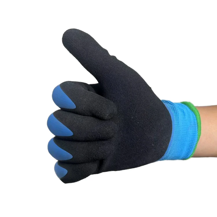 Safety Men Waterproof Thermal Winter Cold Resistant Work Gloves Winter Driving Gloves Waterproof Latex Double Coated Work Gloves