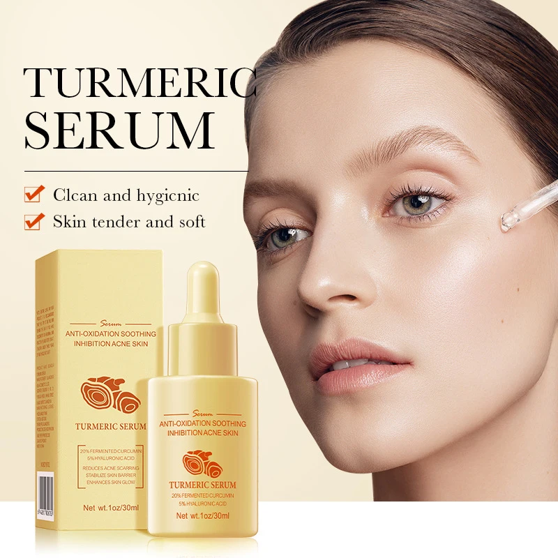 korean products turmeric retinol snail serum for face