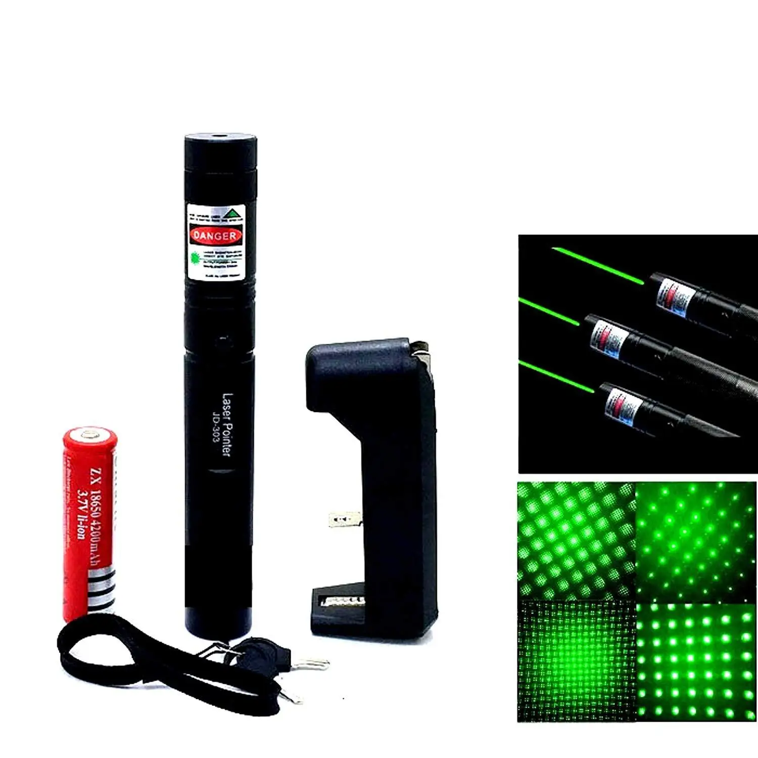 High quality Green laser pointer 1000mw laser pen 1W Laser Flashlight