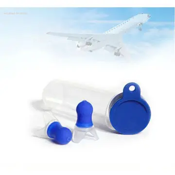 Pressure reduction hearing protection safety soft silicone aviation earplugs