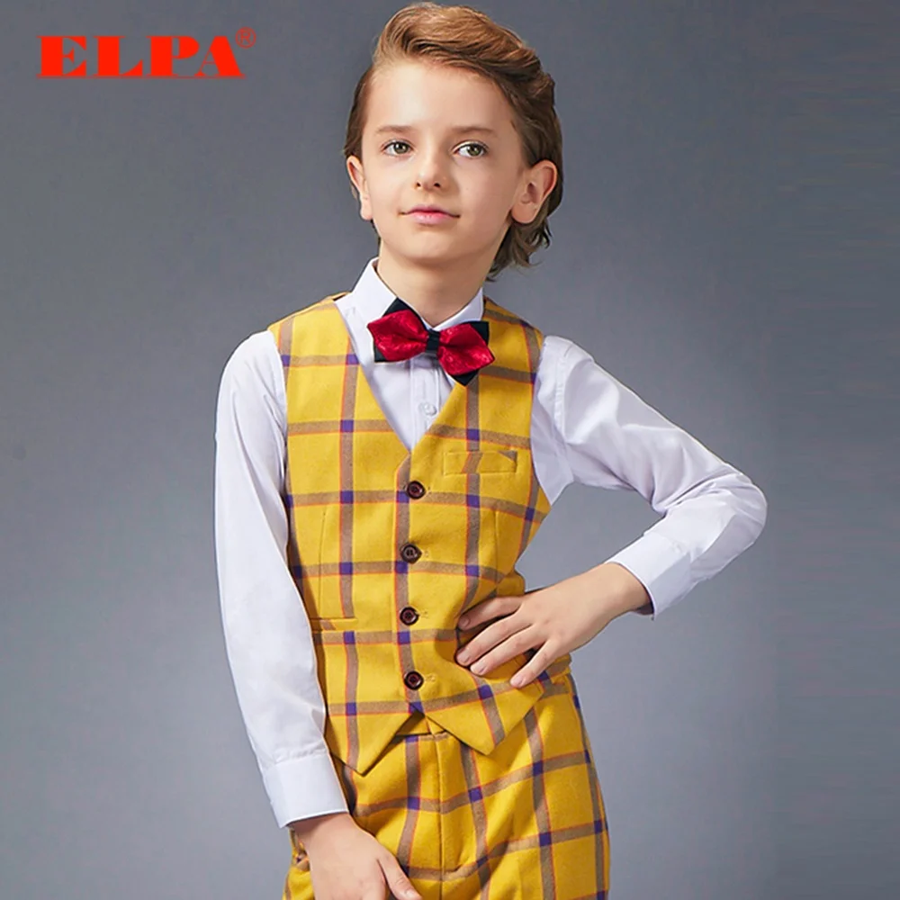 
ELPA new fancy designer slim fit 3 piece sets occasion wear formal suits for boys 