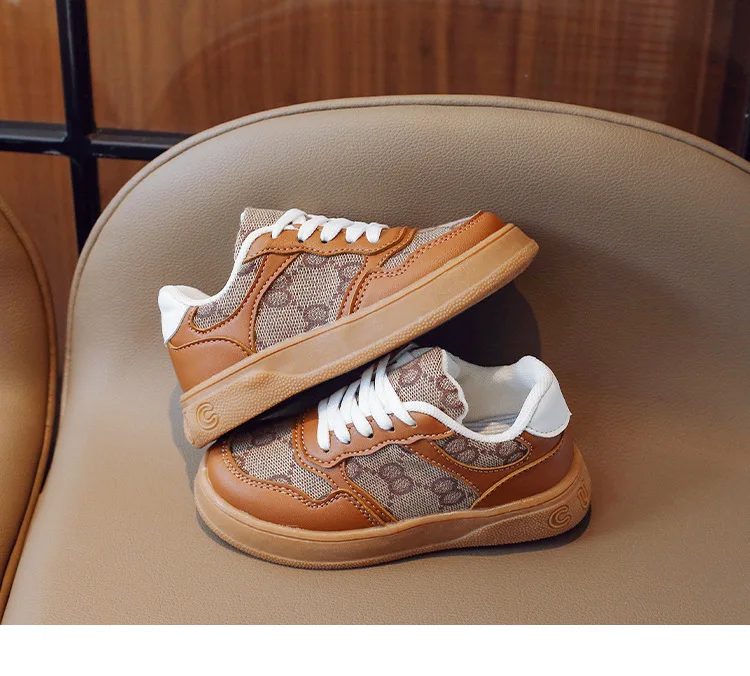 RTS Casual Shoes Spring Autumn New Fashion Soft Boys Sports Shoes Students Lace-up Light Sneakers for Girls Versatile Shoes