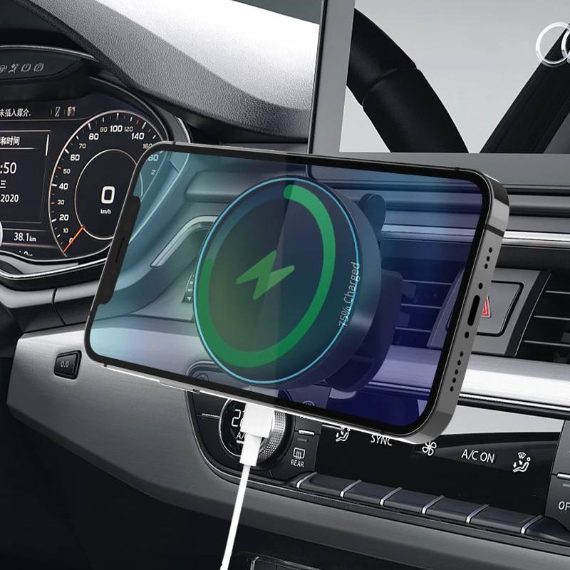 Magnetic fast car wireless charger on amazon phone charging holder automobile samsun note8