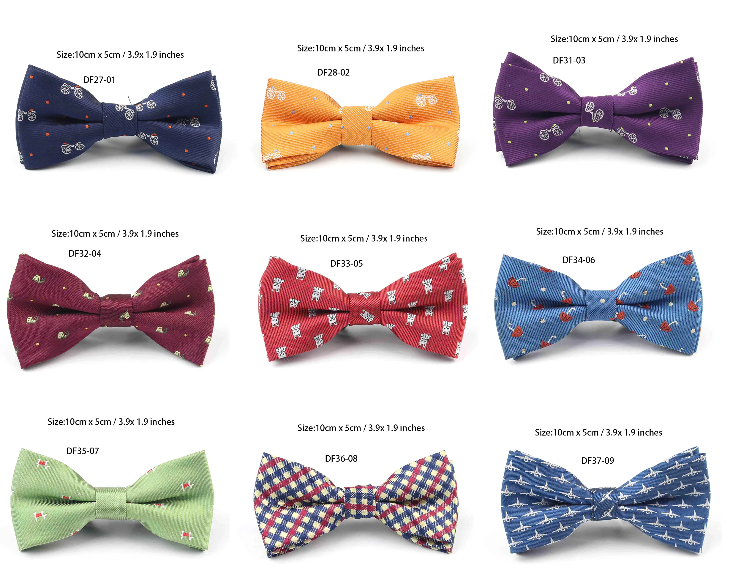 New Style Plaid Children Bowtie Bowties Baby Kid Kids Classical Pet Striped Butterfly Bow tie Elk Bike Umbrella Dog Car