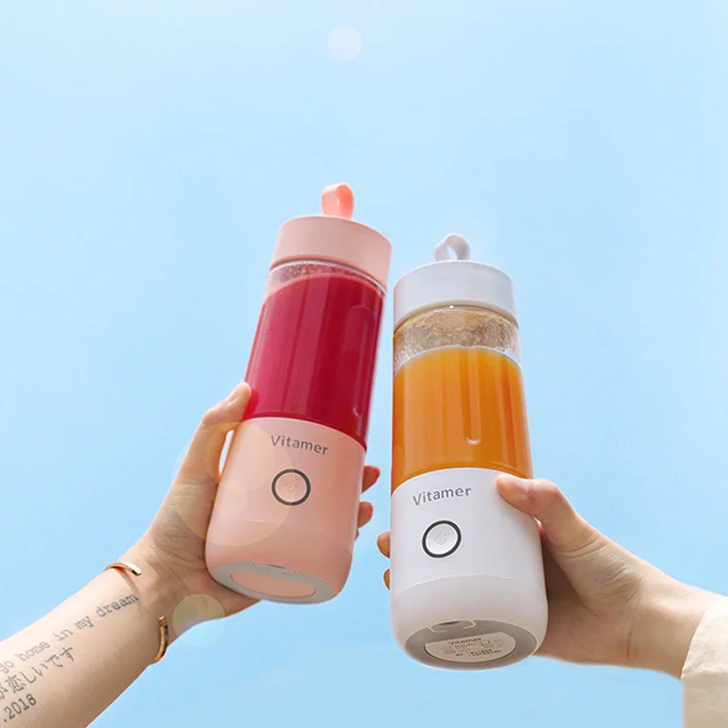 VITAMER Personal Blender Mini Portable Blender 350ml USB Juicer Cup Rechargeable Fruit Vegetable Tools