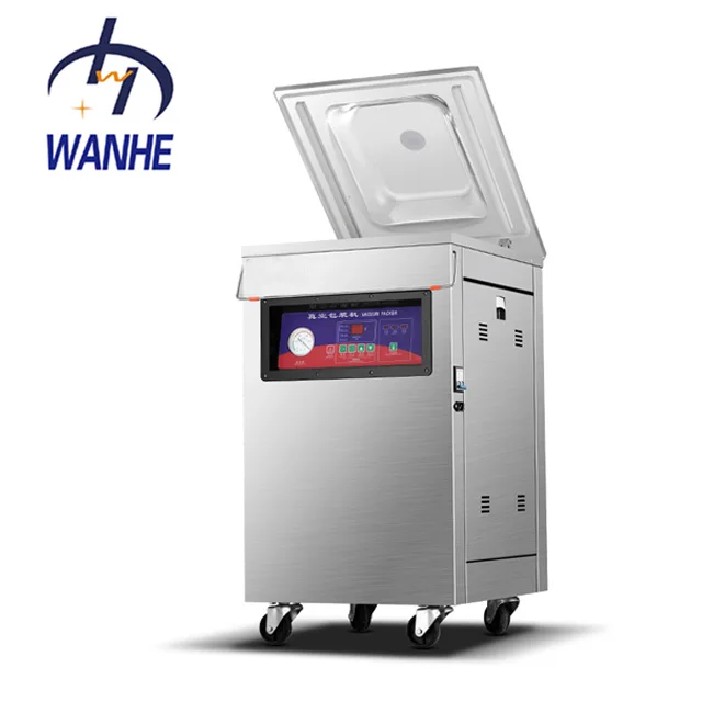 WANHE vertical vacuum packing machine  vacuum sealing packing machine dzq 400 single chamber vacuum packer