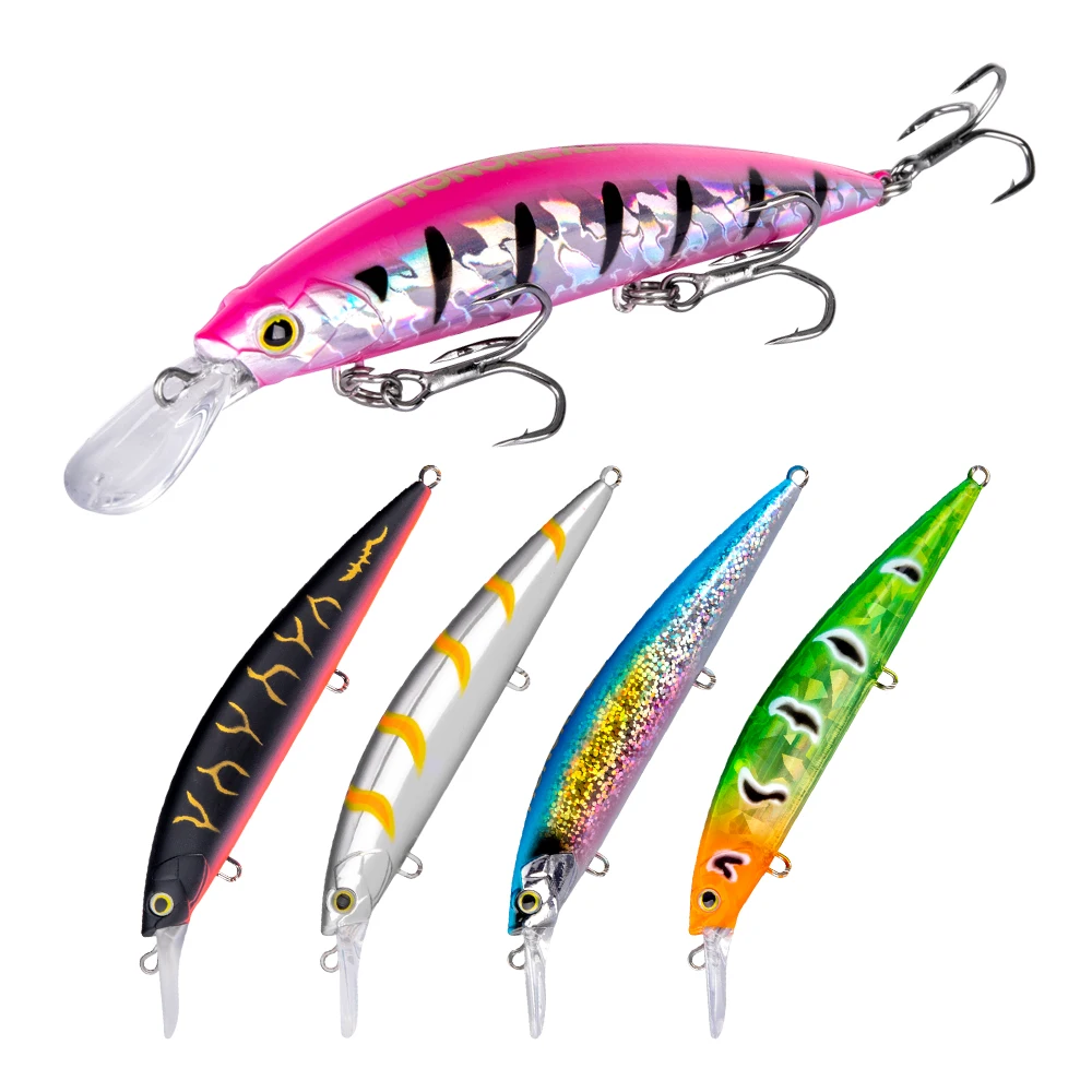 HONOREAL Deep sea Artificial Plastic 110mm 39g minnow fishing lures Saltwater sinking twitchbaits
