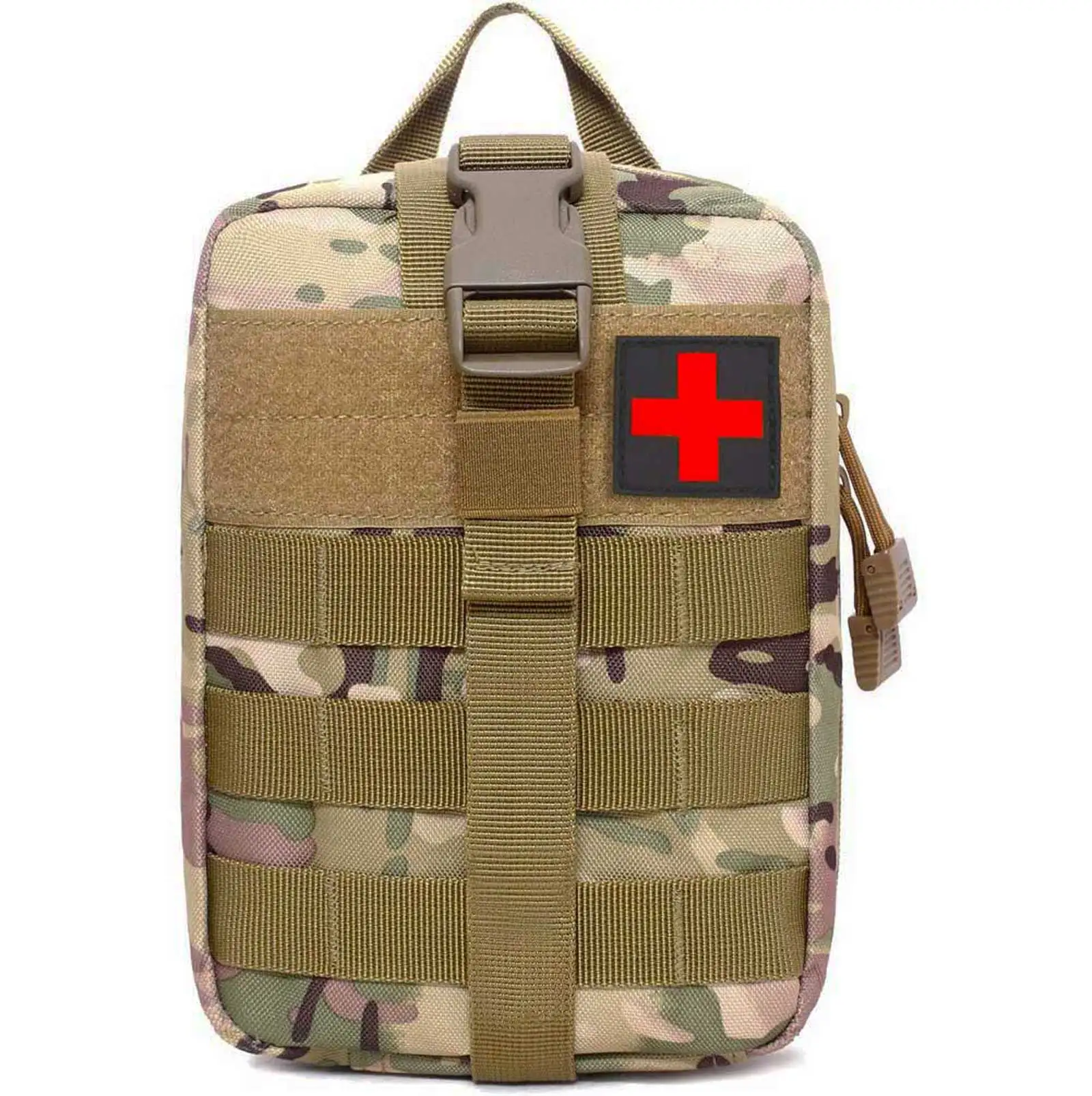 First Aid Kit Bag, Molle IFAK Medical First Aid Pouch Tactical Bleeding Control Compact Utility Bag Only