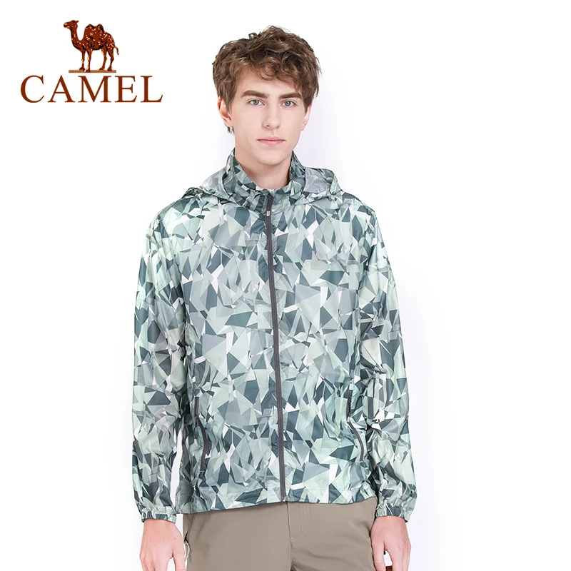 Верблюжьи солнцезащитные куртки УФ-Толстовка куртка ветровка мужские кожаные для активного отдыха Походов Кемпинга бега рыбалки