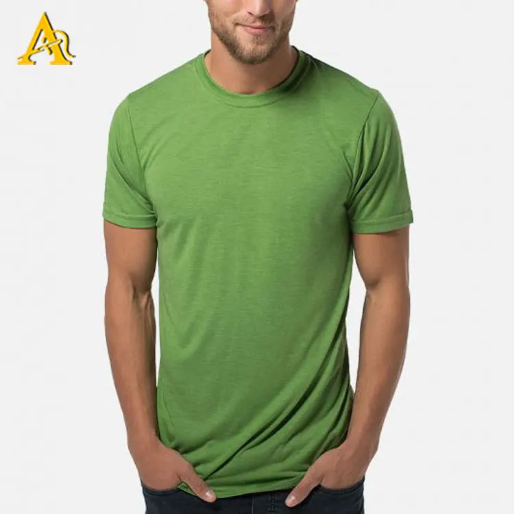
China Factory Crew Neck Bamboo T Shirt Blank T Shirts For Men 