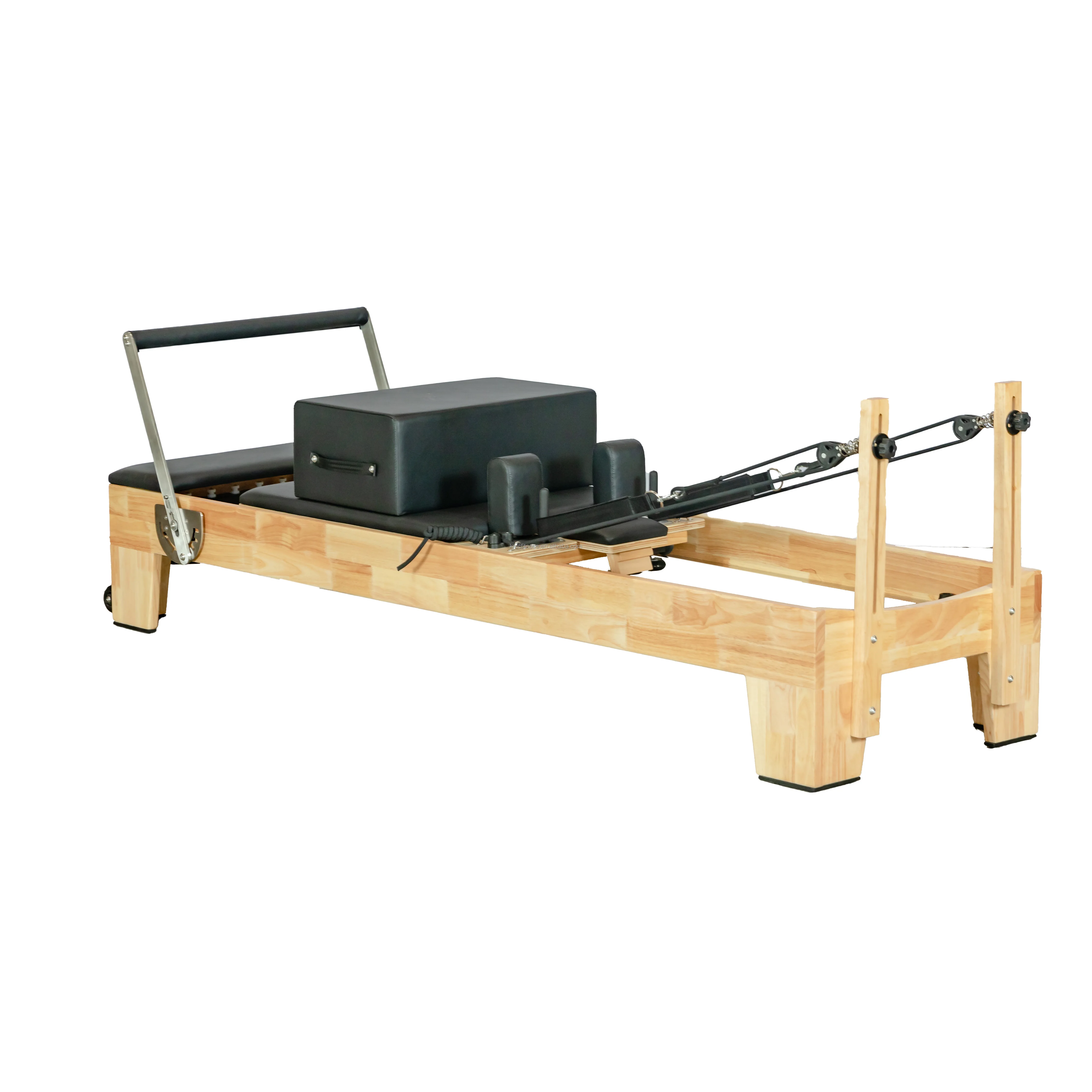 Home Studio Pilates Reformers Wood Pilates Reformers Factory Hot Sale Gym Pilates Reformers