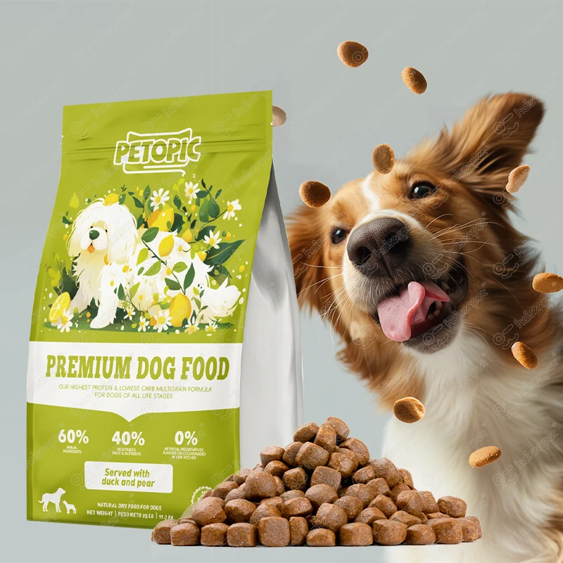 OEM Доставка 48 часов универсальная услуга индивидуальная форма Различные вкусы мясо сухой корм для собак