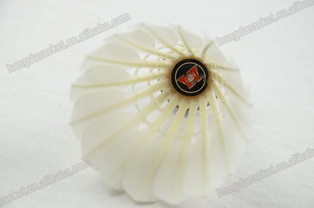 China suppliers Advanced Goose Feather Badminton Shuttlecocks with Great Stability and Durability,Nylon Shuttlecocks