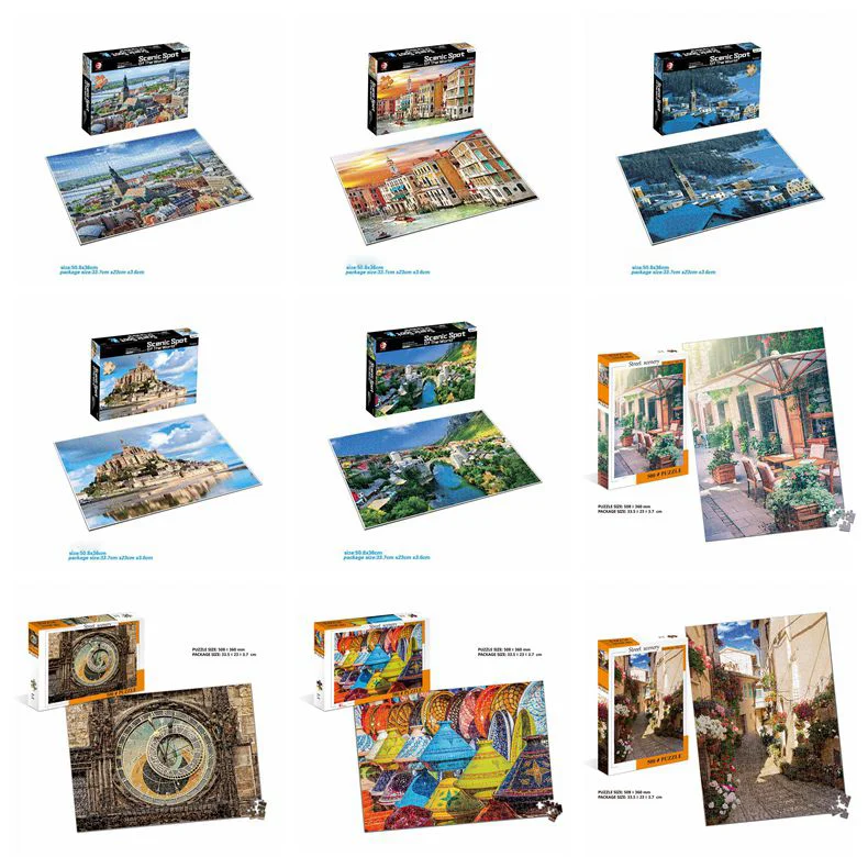 1500 Piece Jigsaw Puzzle for Adults & for Kids Age 12 and Up,Other Puzzle Play Set Montessori Custom Games Eiffel Tower gifi