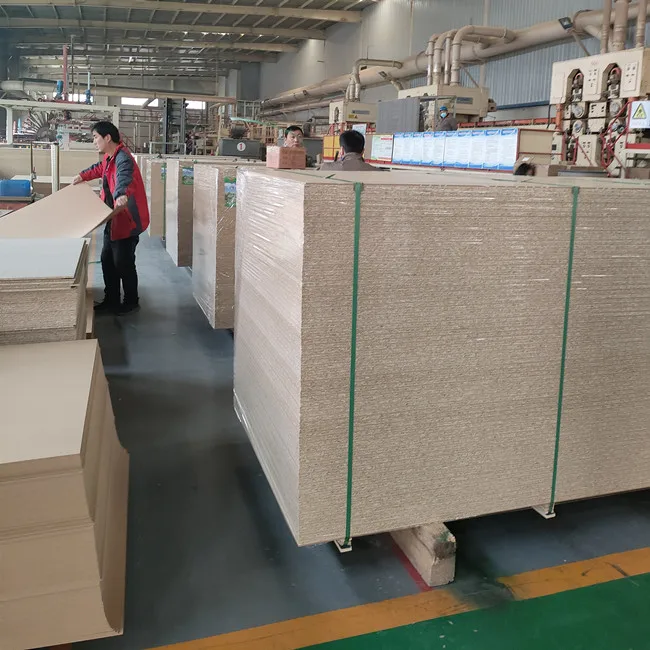 Different Colors 12mm 15mm  melamine laminated particle board flakeboard chipboard for making furniture cabinet