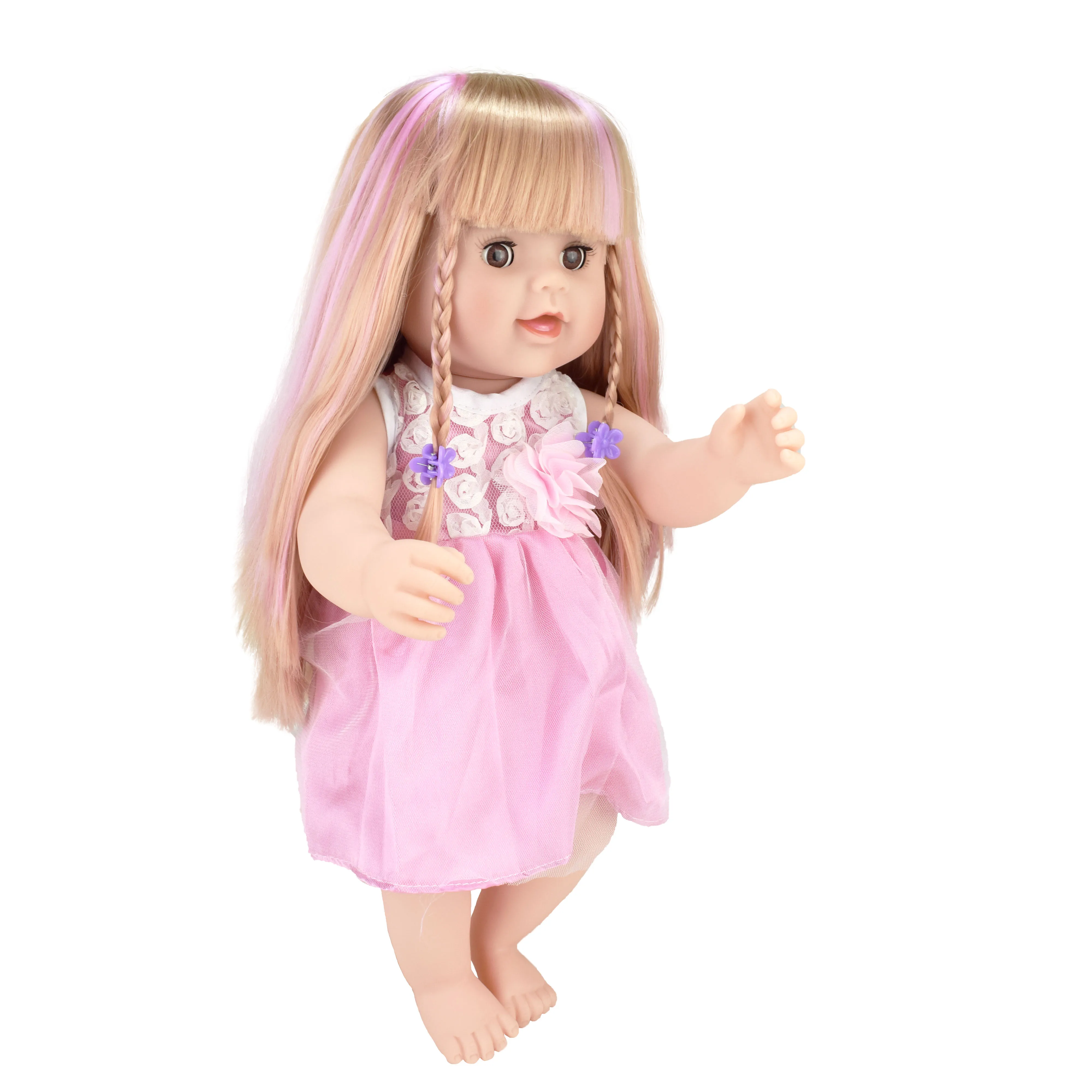 Wholesale new design vinyl plush doll bjd doll for baby with low price play indoor