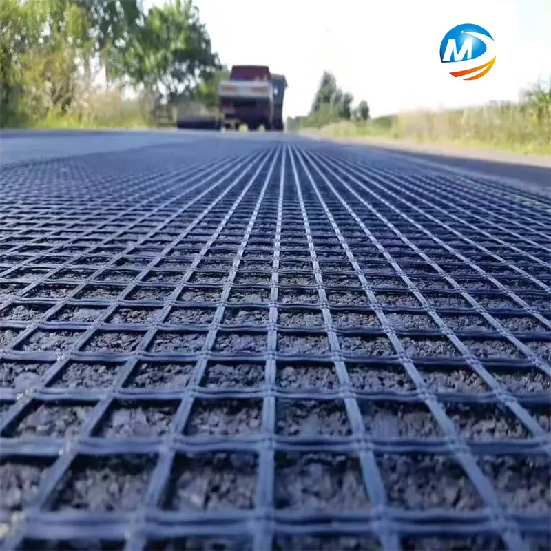 100kn fiberglass geogrid manufacturer PP geocomposite geogrid polyester geogrid 600kn for Road Railway Construction