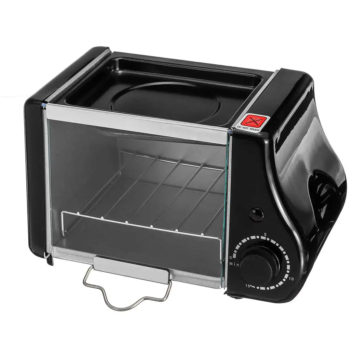 Портативная многофункциональная электрическая мини-духовка для кухни с таймером