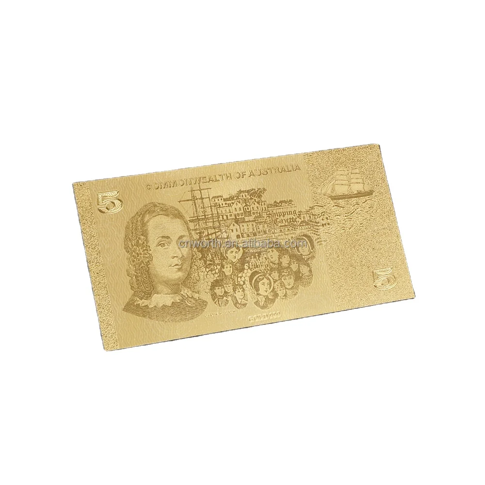 WR Japan 5000 Yen 999.9 24 Karat Gold Banknote Inazo Nitobe Gold Banknote