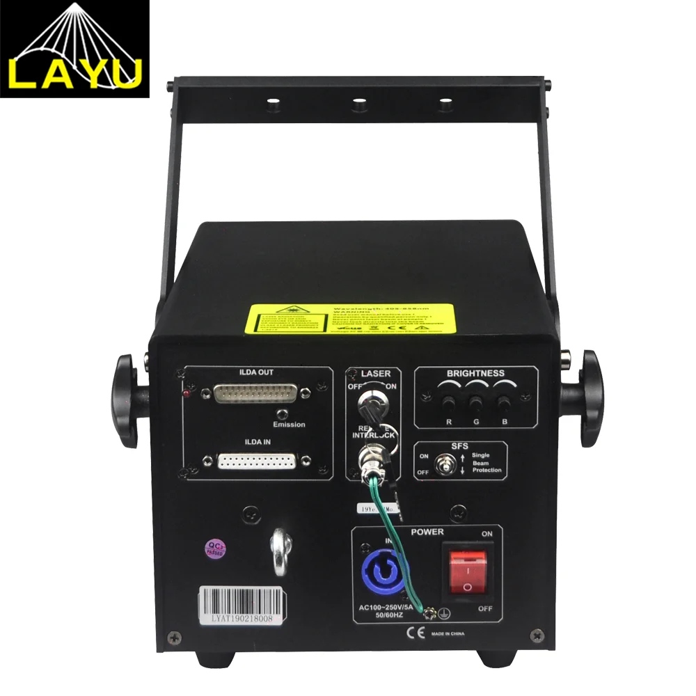 Outdoor Laser 8W RGB Animation Laser Light Ilda DJ Laser Stage Lighting Lasershow