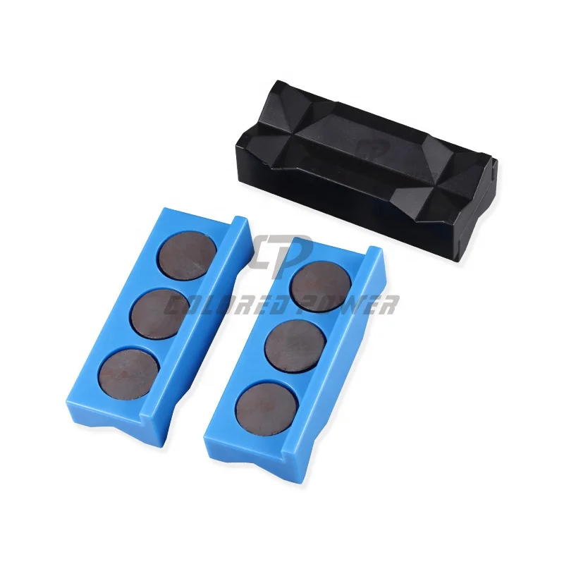 High Performance Racing Magnet Nylon Vise Block Jaw Clamp Protective Insert for AN Fittings
