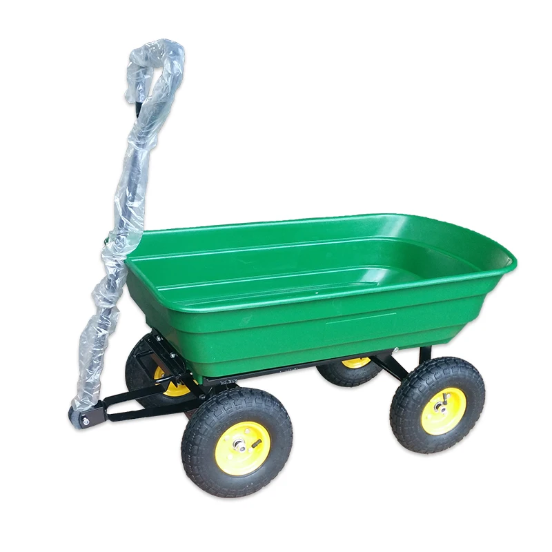 Heavy Duty Plastic Wheelie Garden Dump Cart