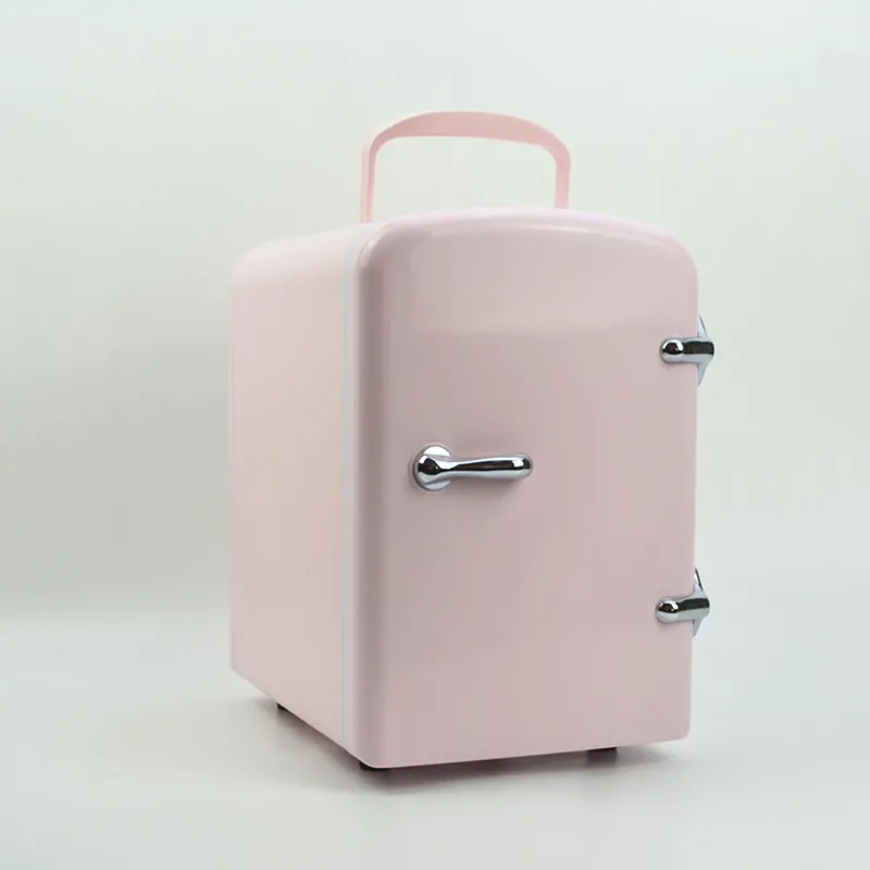 12 V 220 V Dual use 4L Outdoor camping mini fridge for Car and home hotel  Compact Refrlgerators