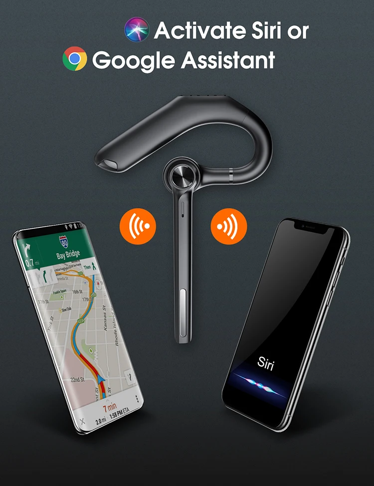 J2 Ear hook 5.0 BT Headset Stereo Factory Sport Wholesale driver business earphone