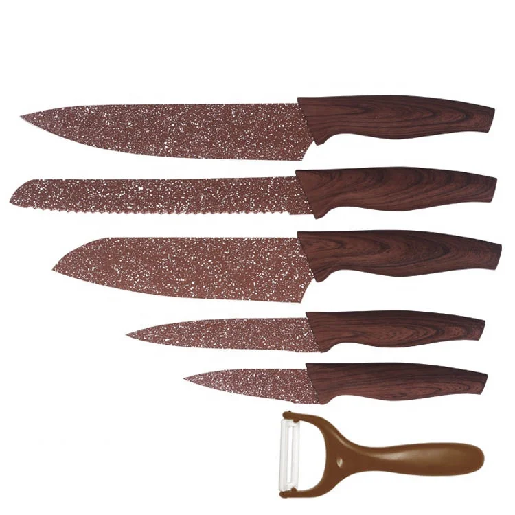 Королевский swiss line 5 шт. антипригарным покрытием набор ножей