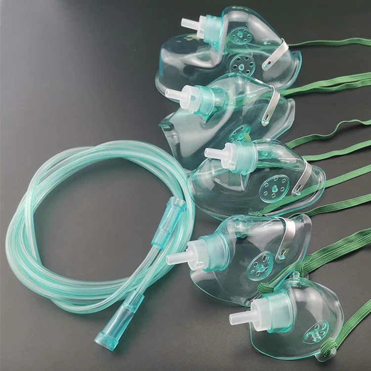 Hot Selling Disposable Medical PVC Oxygen Breath Mask
