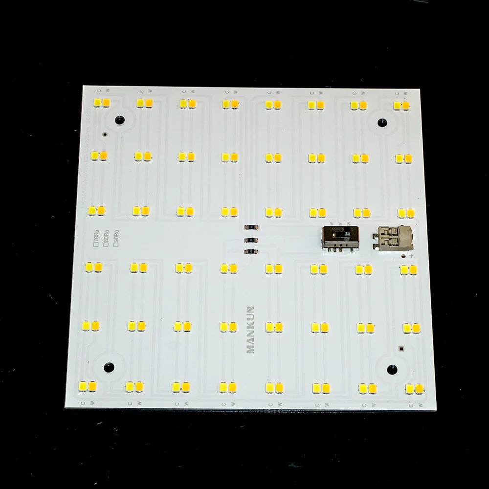 led panel light module with 3 switch,DC36V 96leds 20W double color led pcb board module