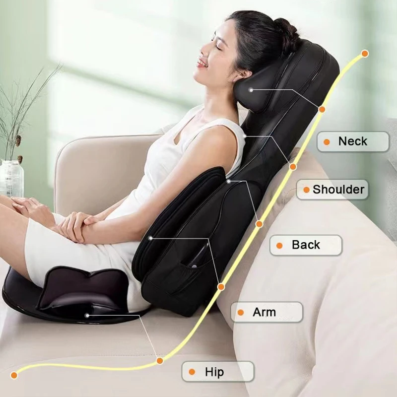 Innovative Household Car with Low Amplitude Vibrating Feature for Body Application Massage Cushion