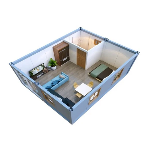 Prefabricated Mobile Modular Steel Building Prefab Container Portable Ready Made Prefab House 2 Bedroom Modular Homes