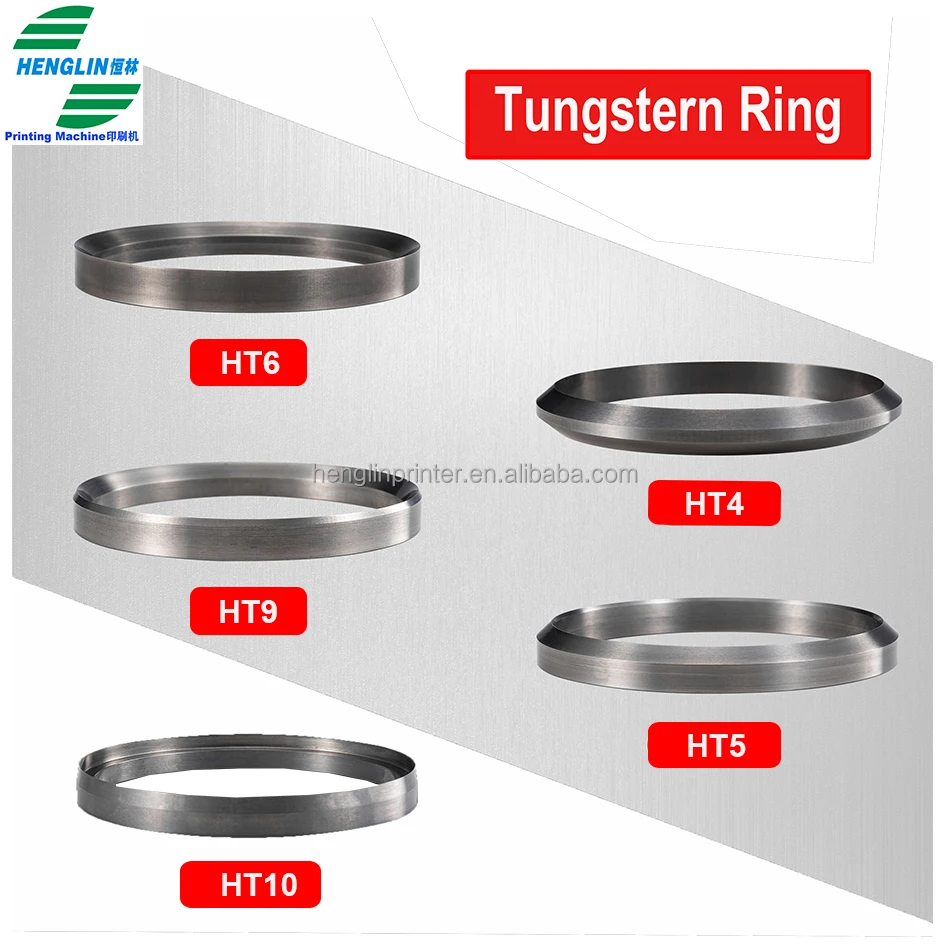 High Quality Pad Printer Sealed Ink Cup Durable Tungsten Carbide Doctor Ring 90*80*12mm for Pad Printer Pad Printing Machine