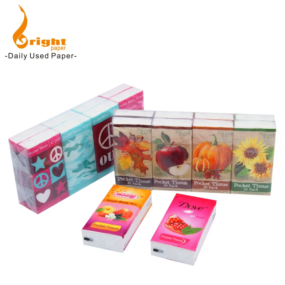China manufacturer standard size  pack pocket tissue paper