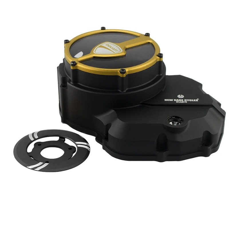 Motorcycle Engine Magneto Cover For Ducati Monster 821 Scrambler 800 Modified Transparent Clutch Cover Engine Side Cover Magneto