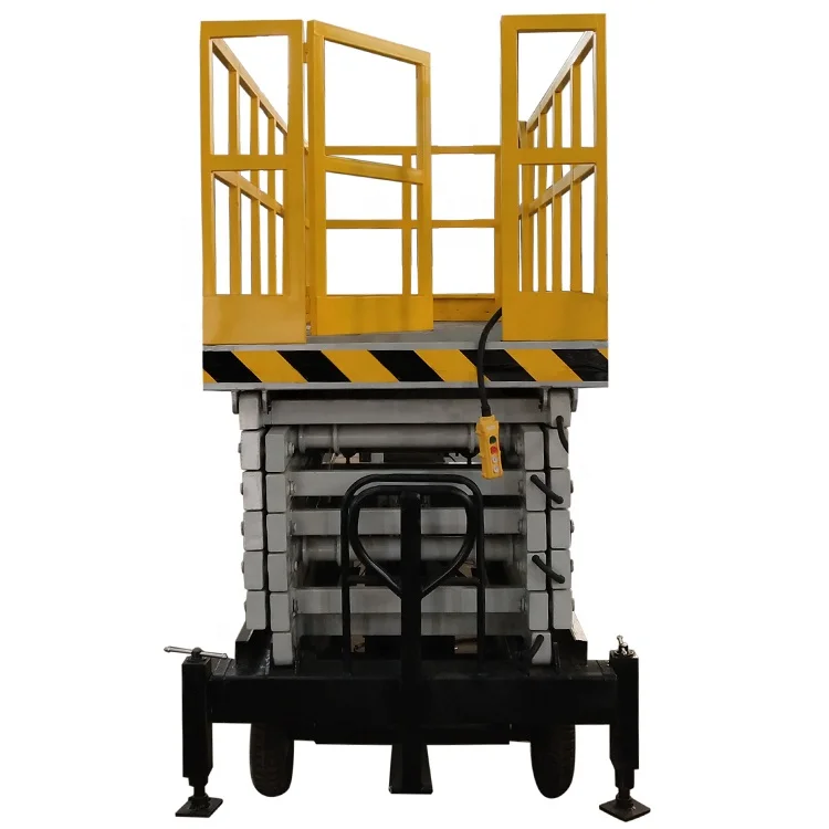 Electric Scaffold Lift Hydraulic Cylinder Personal Scissor Lifts