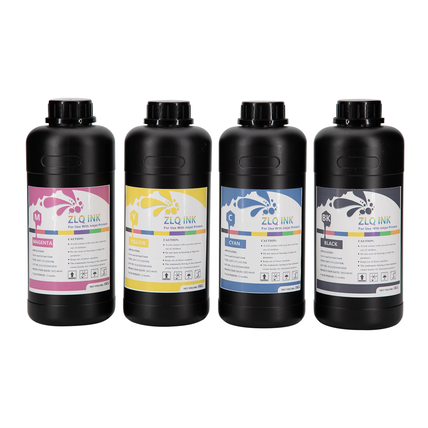 Korean original quality UV Curable LED UV Ink for DX5 /TX800/ XP600 /1440/ I3200 heads