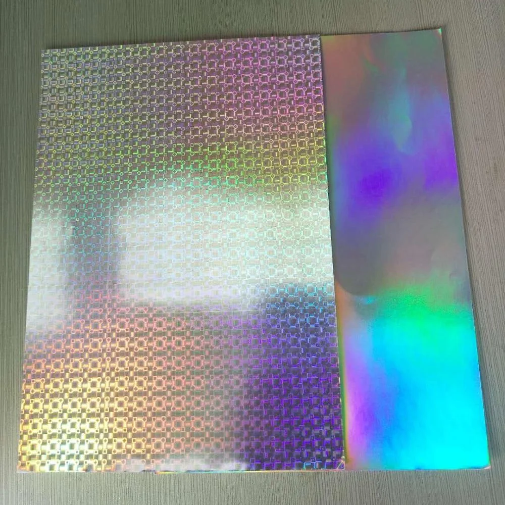 Hot Sale New Products Of Plain Hologram A4 Blank Adhesive Destructible Vinyl Eggshell Sticker Paper Sheets For Laser Printer