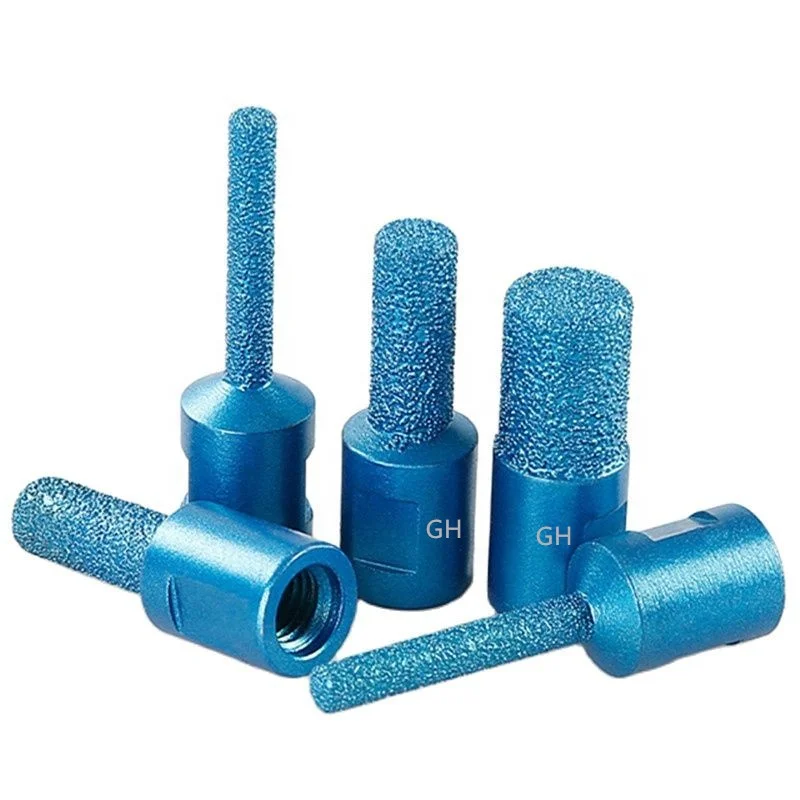 M10 Brazed diamond Profile milling router bits Stone Clearing slotting trimming tool for granite marble Brick Tile Ceramic